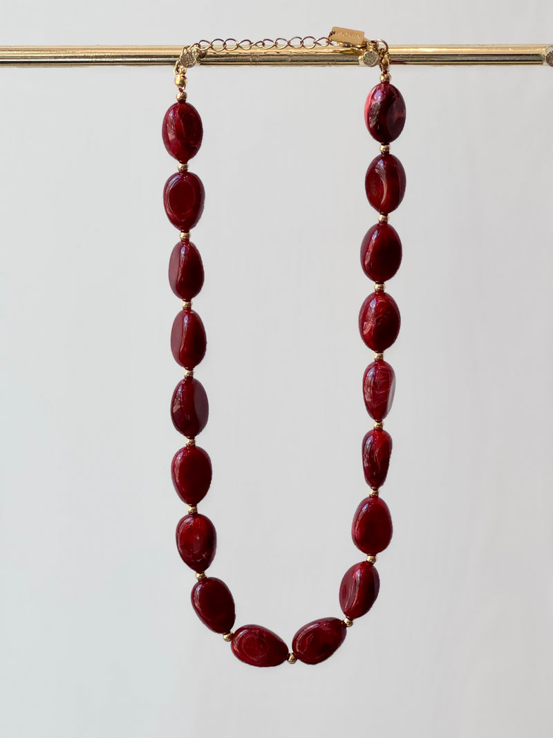 Ketting Bordeaux Marble