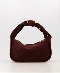 Tas Lottie suede Bordeaux