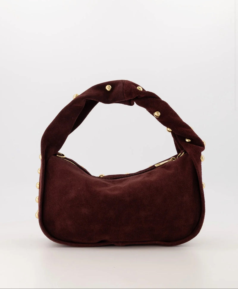 Tas Lottie suede Bordeaux