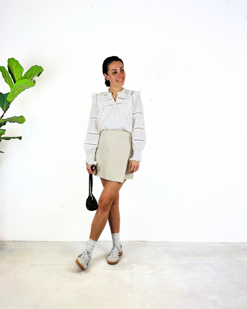 Skirt ecru Anna