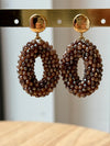 Oorbellen Champagne mix