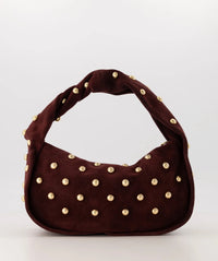 Tas Lottie suede Bordeaux
