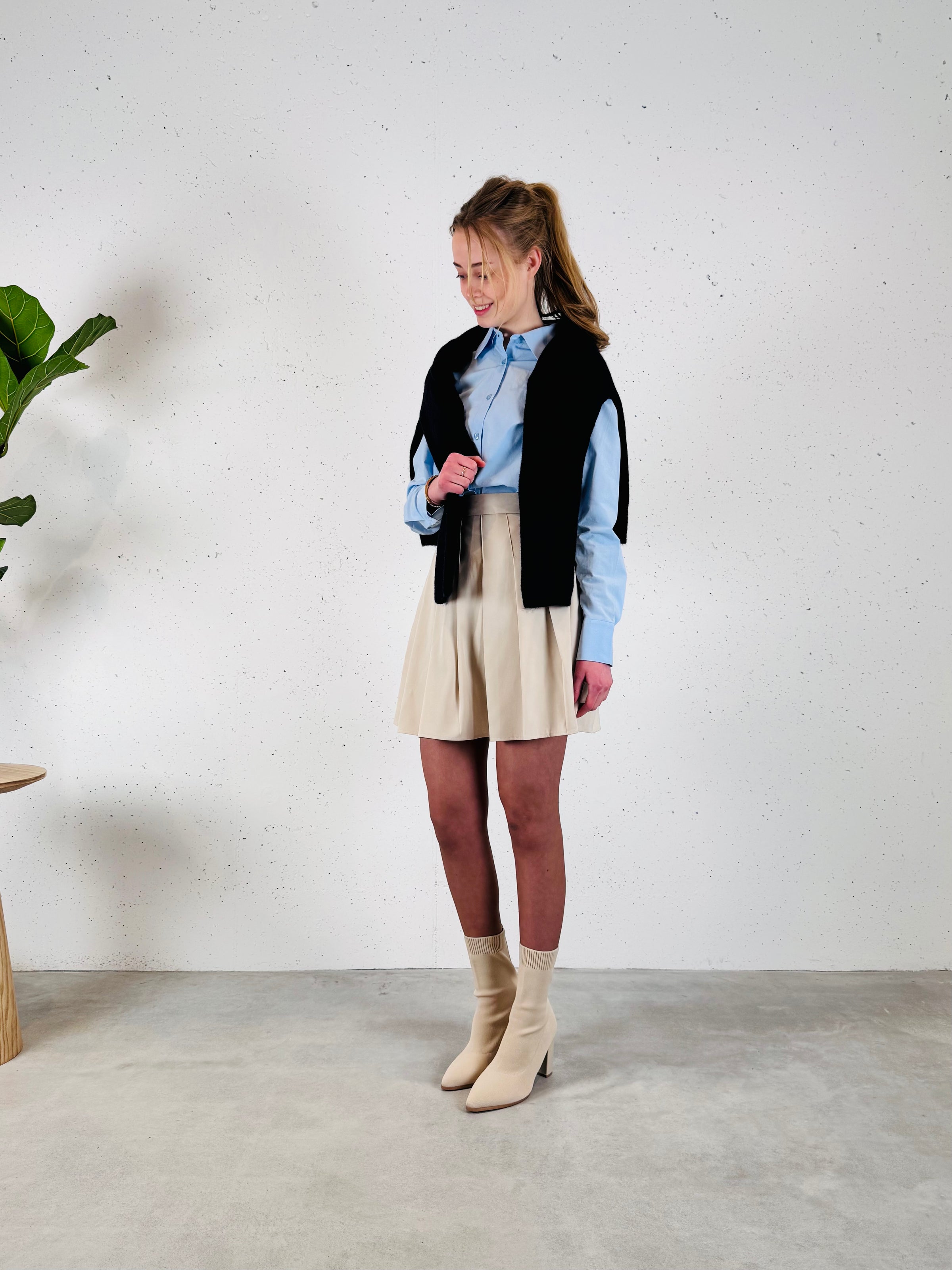 Blouse lichtblauw