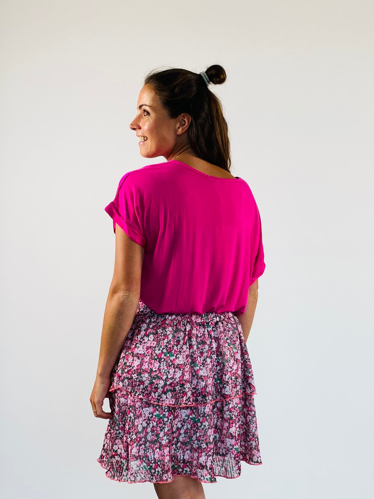 Top fuchsia glans - Chic by R
