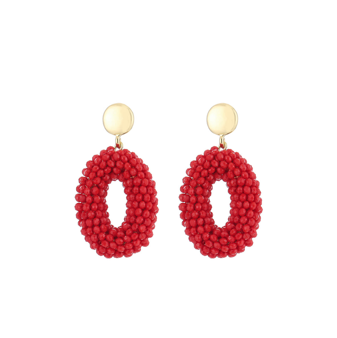 Oorbellen Rood