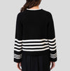 Trui An'ge zwart streep - Chic by R