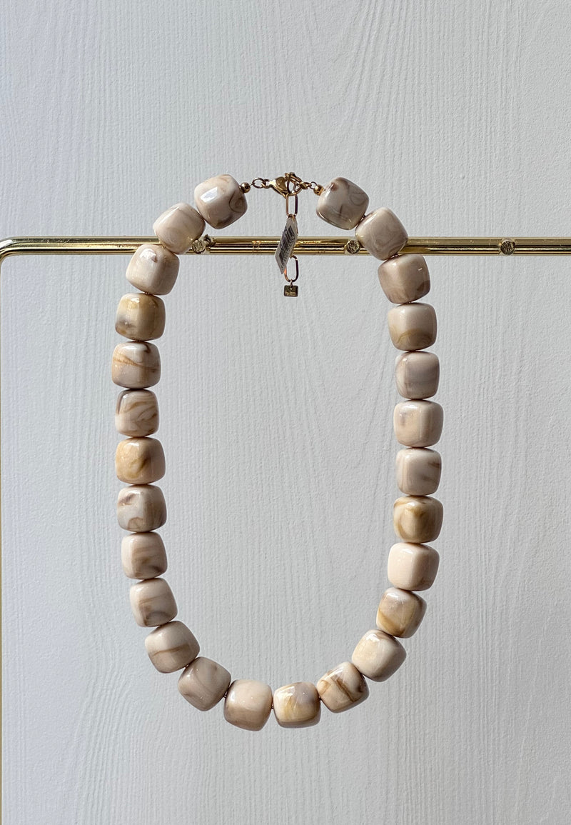 Ketting Beige Marble