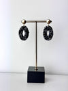 Oorbellen Black/Grey mix