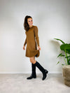 Jurk kabel bruin - Chic by R