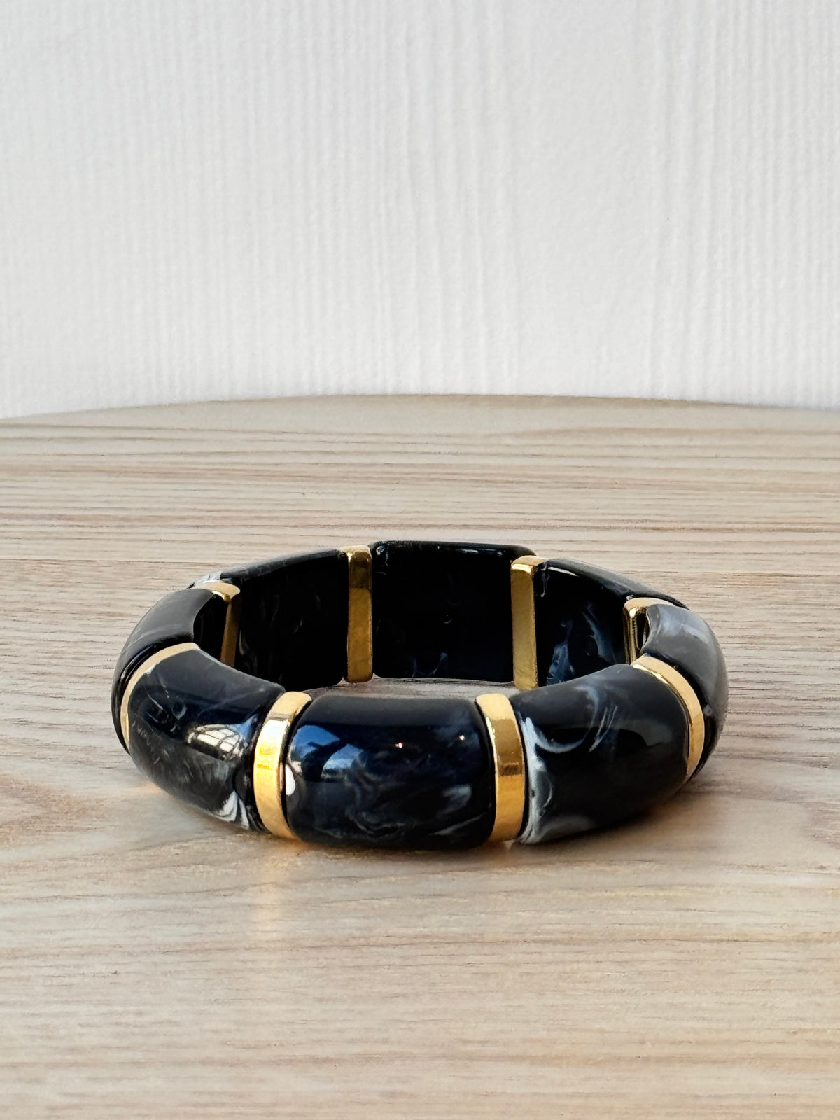 Armband Zwart Marble