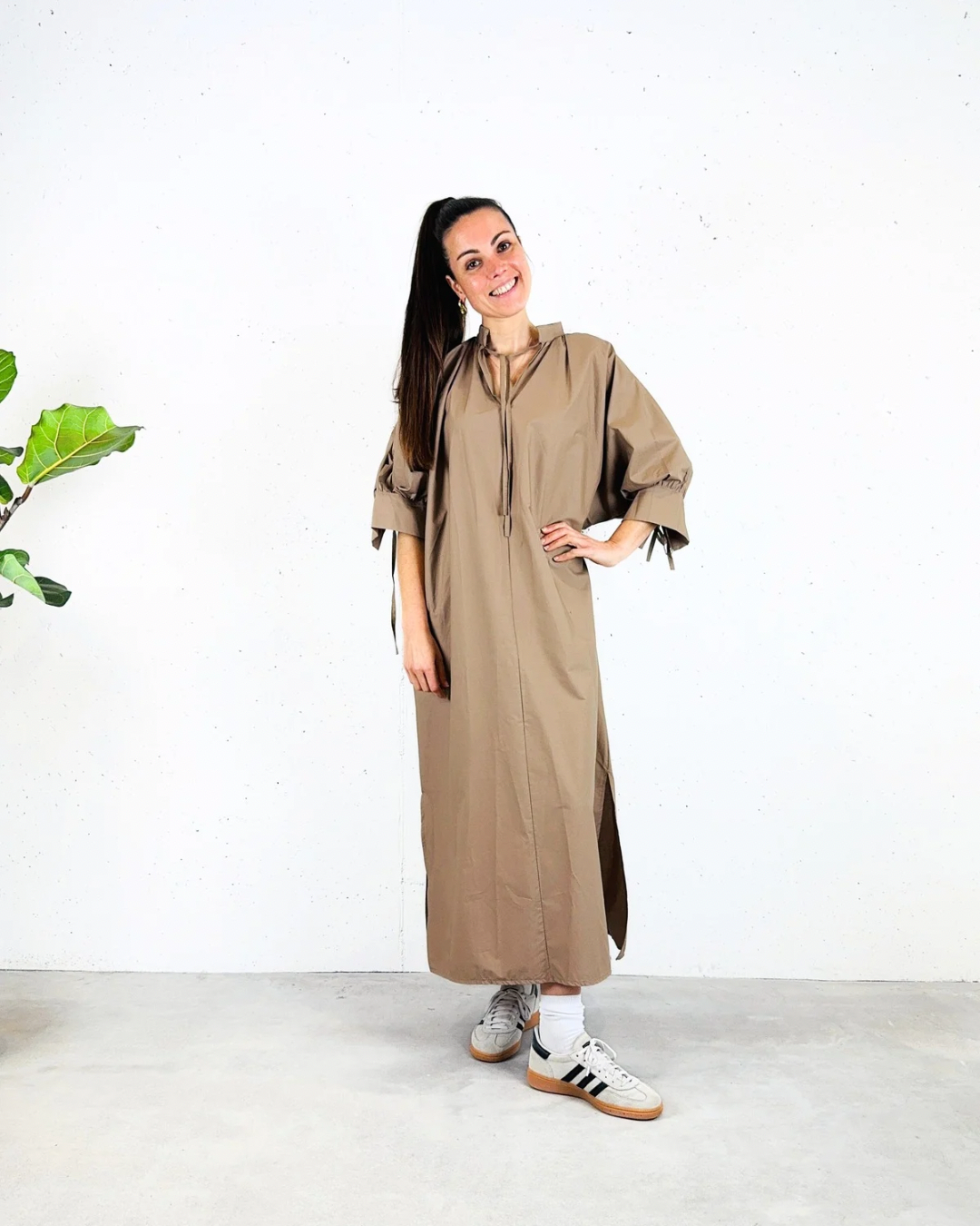 Jurk Eva Taupe