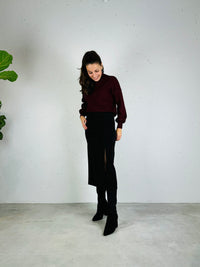 Rok zwart metal An’ge