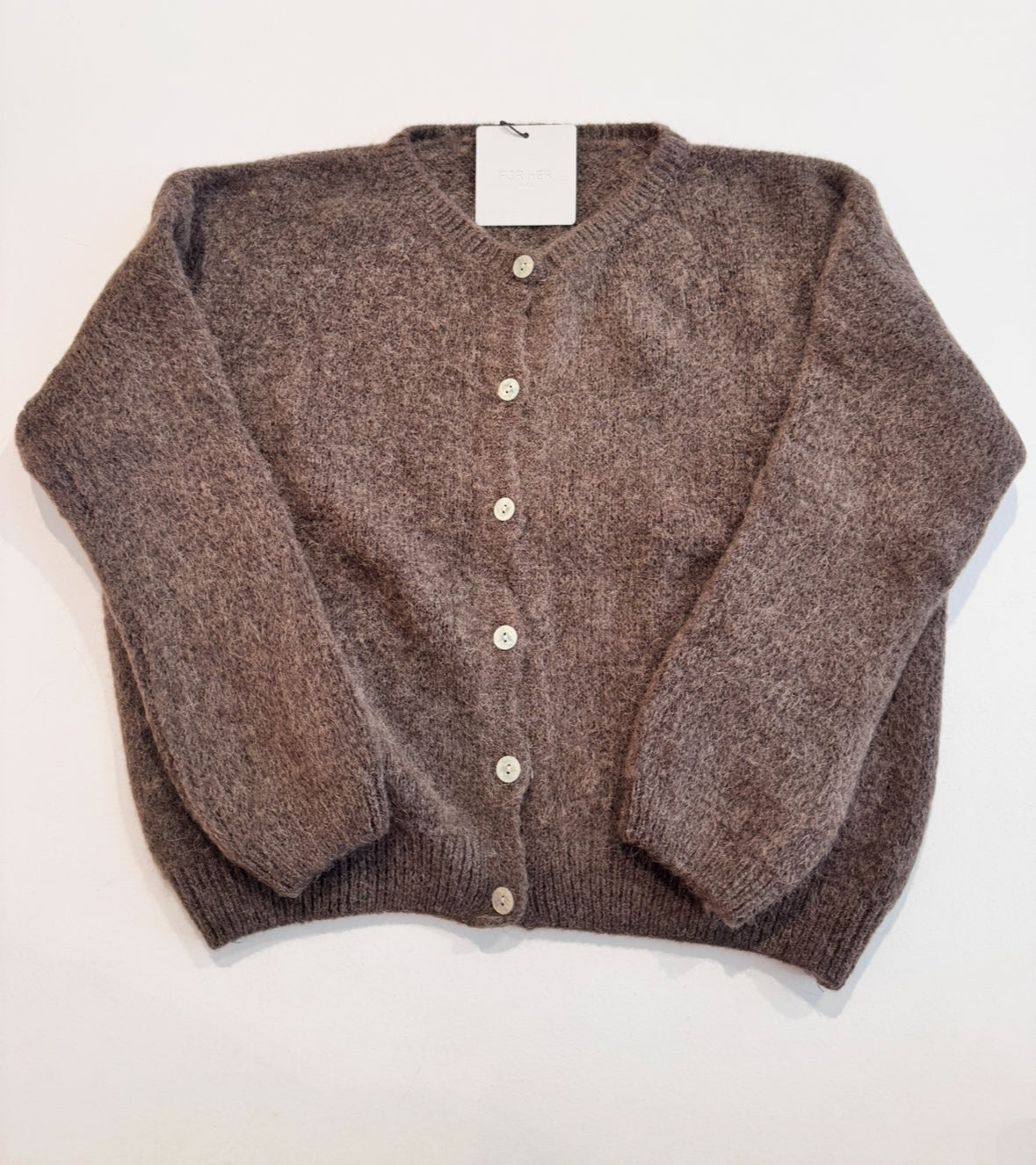 Cardigan Sophia Donkerbruin