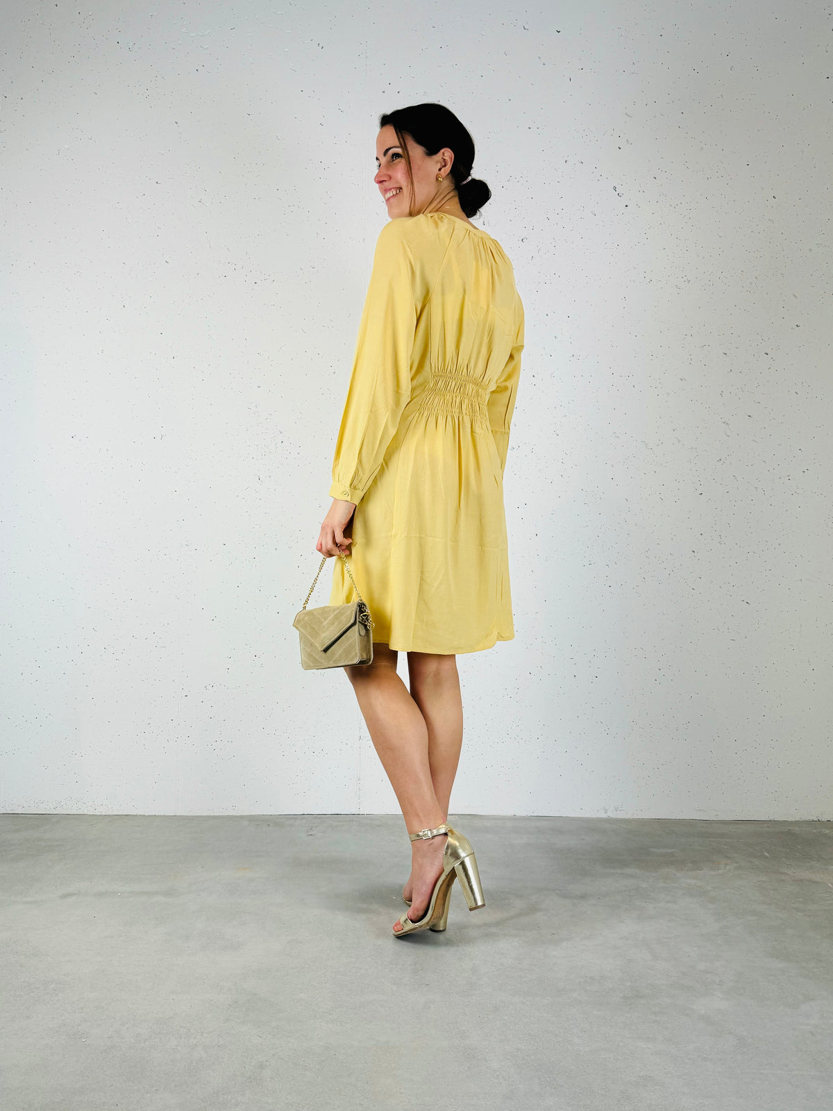 Dress soft yellow