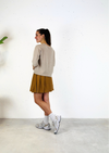 Skirt plooi camel