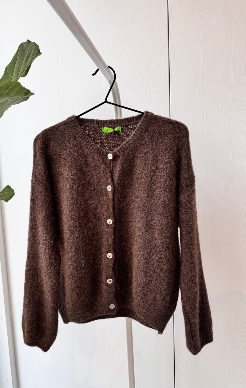 Cardigan Sophia Donkerbruin