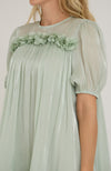 Daisi Dress Dusty Mint A-View
