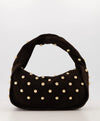 Tas Lottie suede donkerbruin