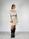 Jurk beige alpaca - Chic by R