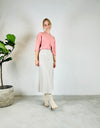Carry satin skirt light beige