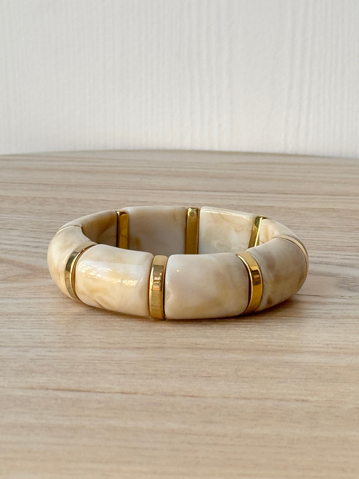 Armband Beige Marble