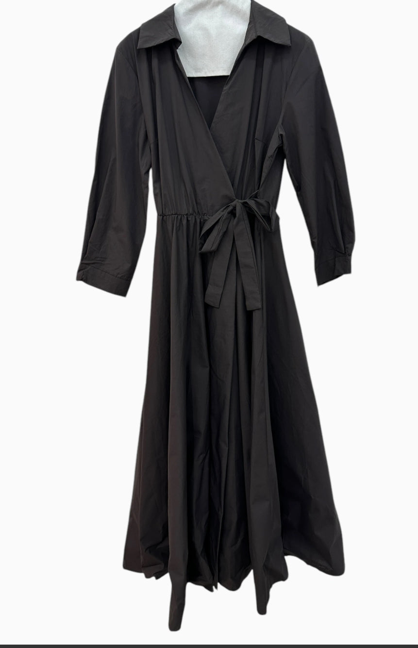 Dress Donkerbruin Strik