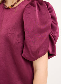 Sinda Blouse Bordeaux