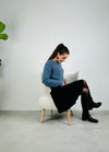 Cardigan Aimée Jeansblauw