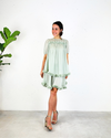 Daisi Dress Dusty Mint A-View