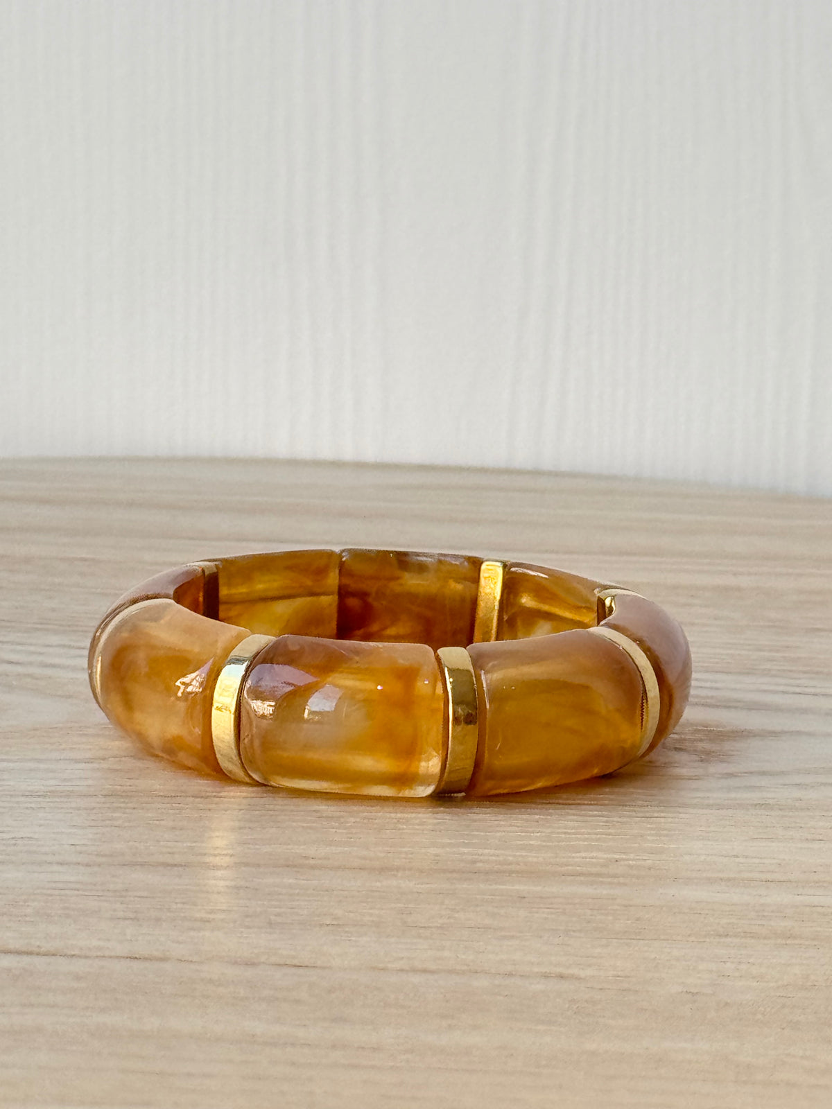 Armband Licht Bruin Marble