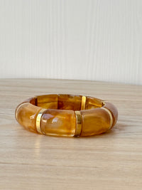 Armband Licht Bruin Marble