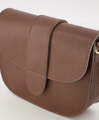 Crossbody leder bruin