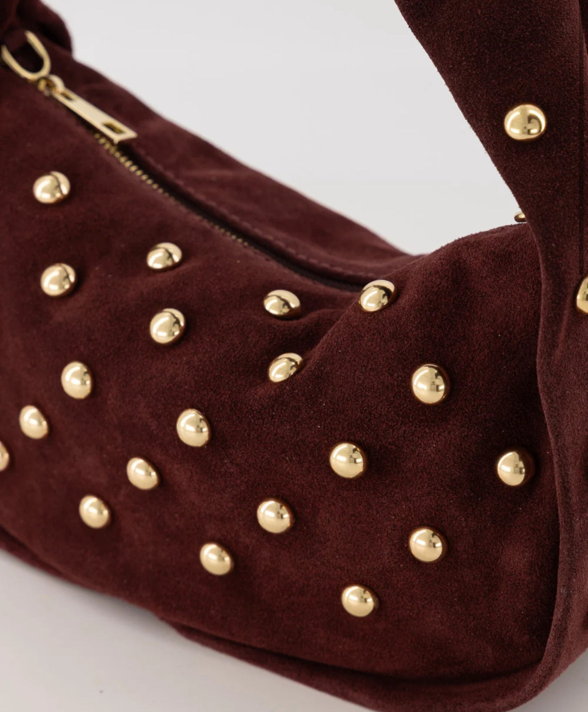 Tas Lottie suede Bordeaux