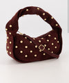 Tas Lottie suede Bordeaux