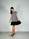 Jurk Evelina Bianco/Nero - Chic by R