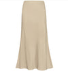 Carry satin skirt sand